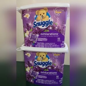 Two New Snuggle Exhilarations Lavender Vanilla Orchid Scent Booster Pacs 56 Ea.